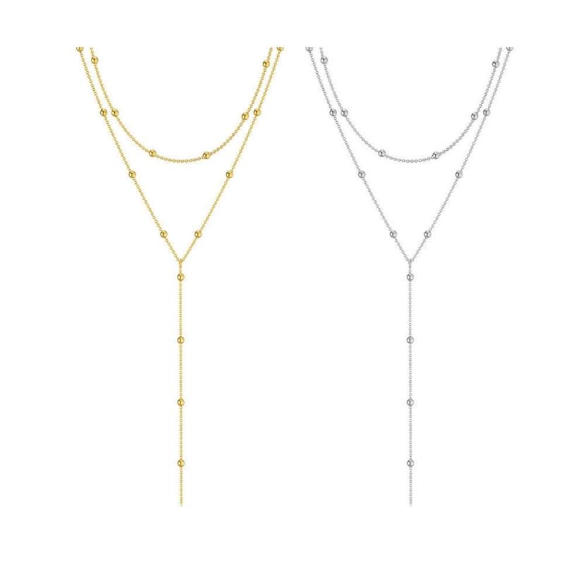 Women'S Formal Wear Accessories - J78F Stijlvolle ketting met meerdere strengen,