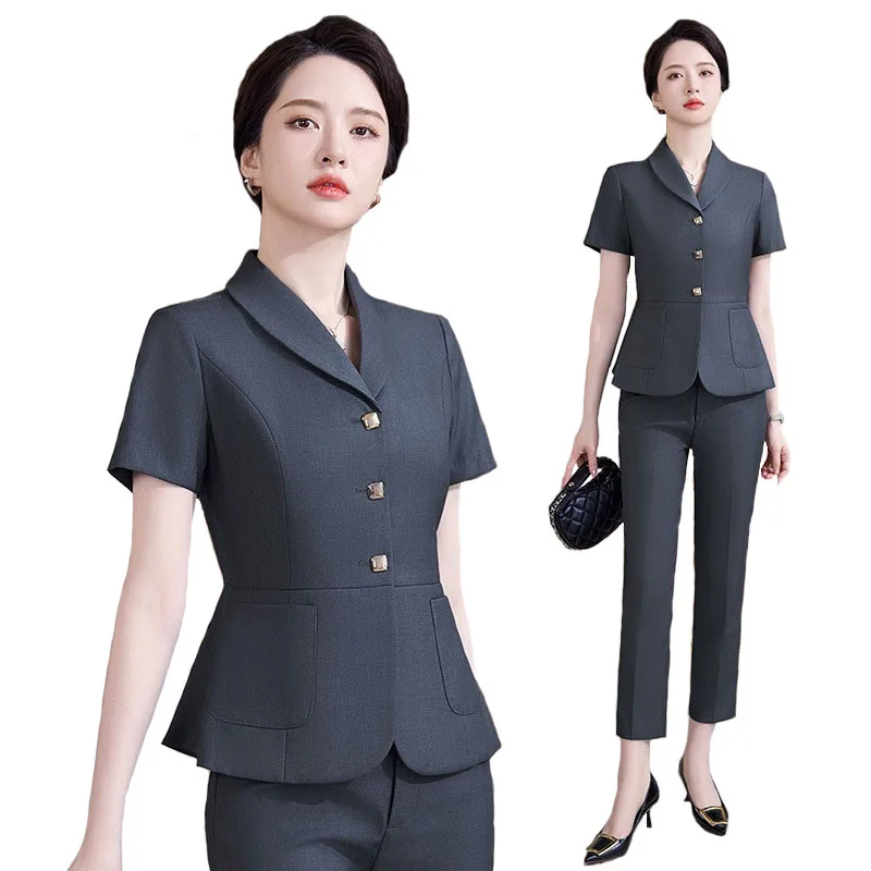 Women'S Formal Wear Pantsuits - Pop 2024 Zomer Formele OL Stijlen