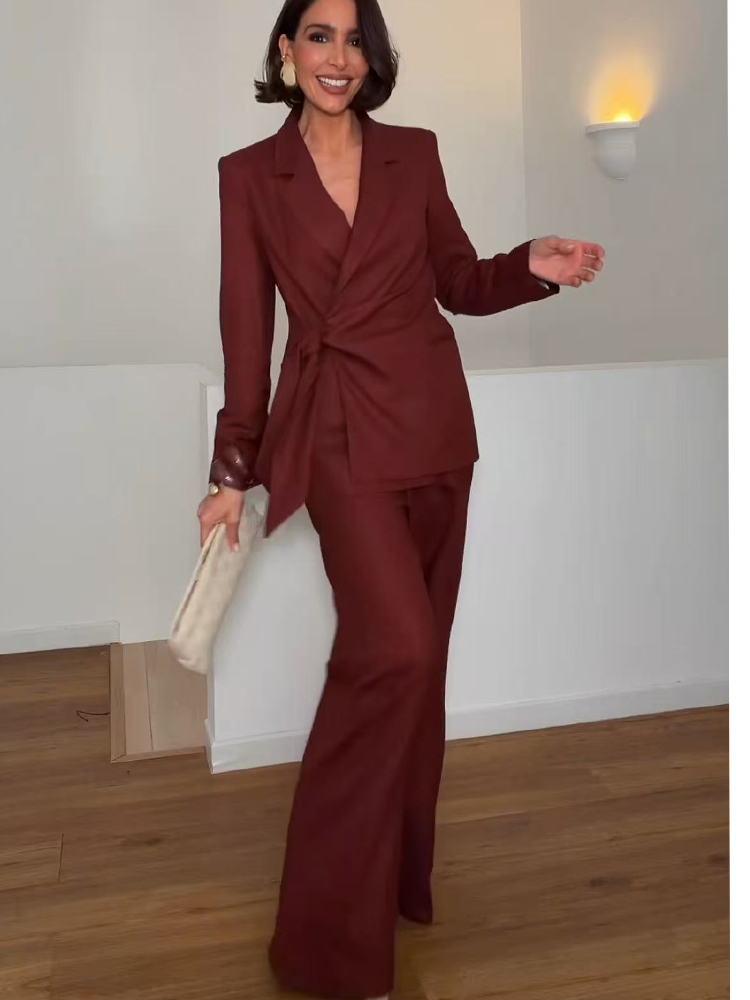 Women'S Formal Wear Jackets - Mode Kantoor Dames Blazer Broekpak Elegant
