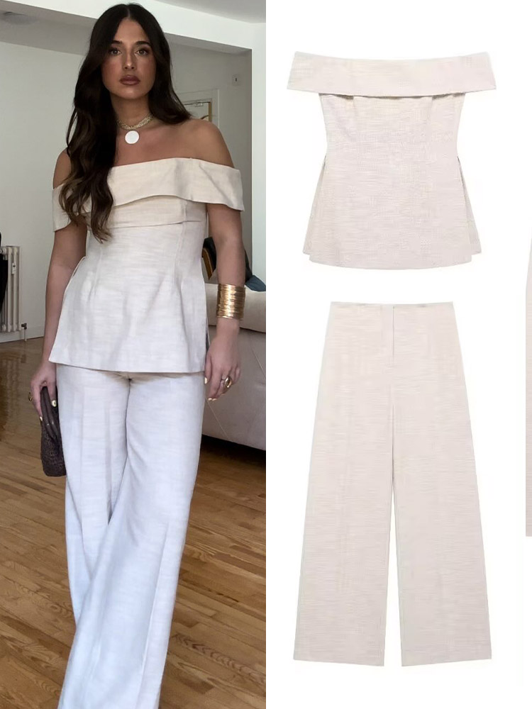 Women'S Formal Wear With Pants - HH Dames Losse broek met hoge