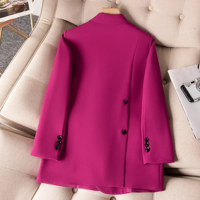 Women'S Formal Wear Jackets - Dames Formele Blazers 2023 Nieuwe Rose