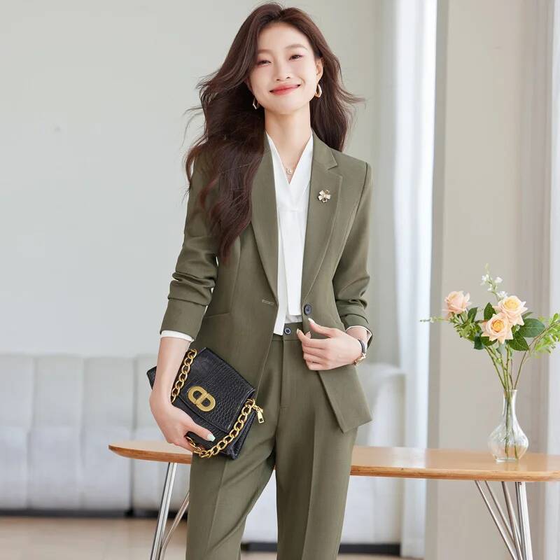Herfst Winter Formele uniforme - Women'S Formal Wear Pantsuits recensie en prijs