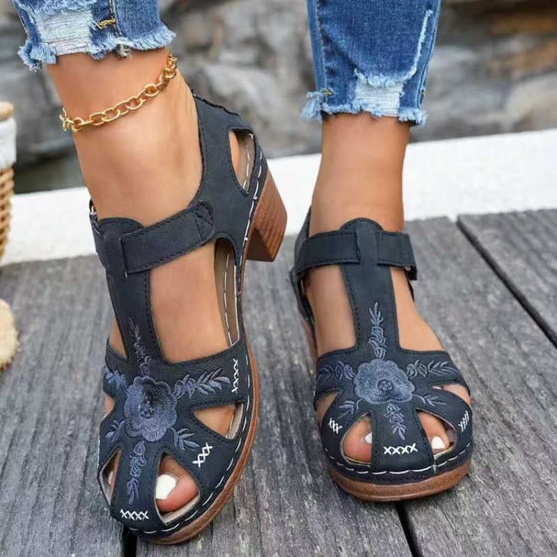Damessandalen Middelhoge blokh - Women Formal Wear Footwear recensie en prijs