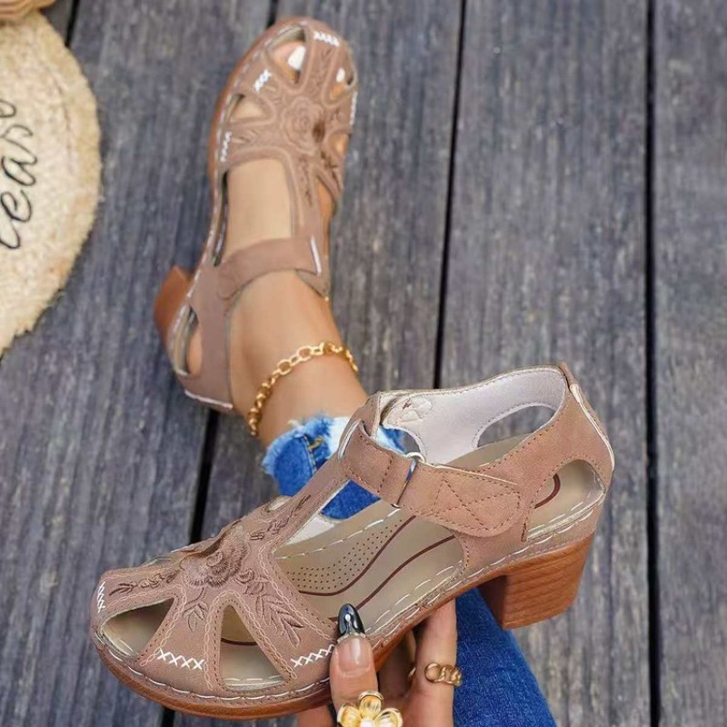 Damessandalen Middelhoge blokh - Women Formal Wear Footwear recensie en prijs