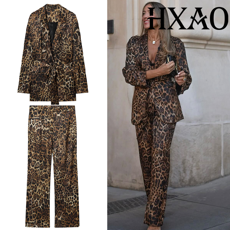 HXAO Luipaardbroeksets 2-delig - Women'S Formal Wear With Pants recensie en prijs