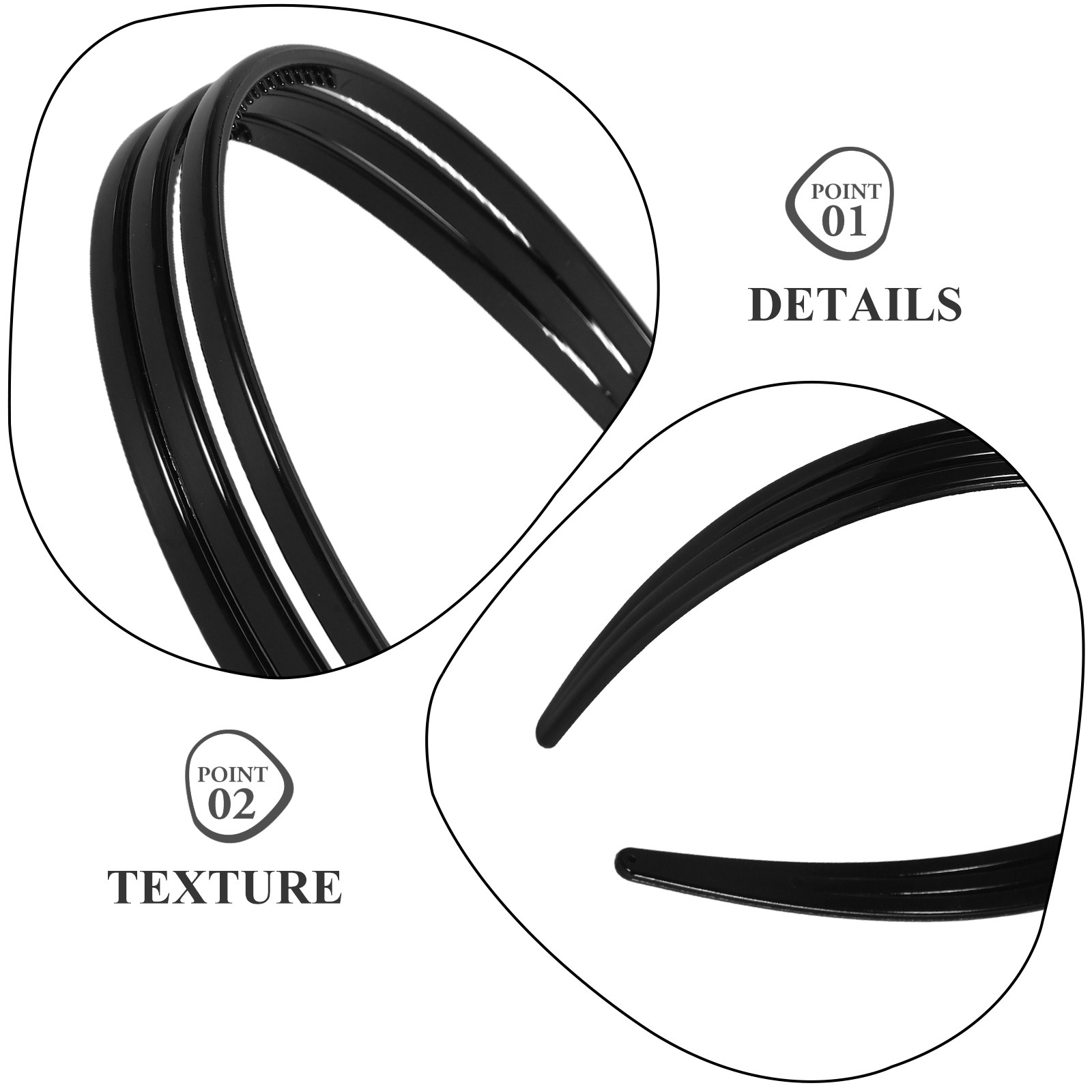 Holle drielaagse getande hoofd - Women'S Formal Wear Accessories recensie en prijs