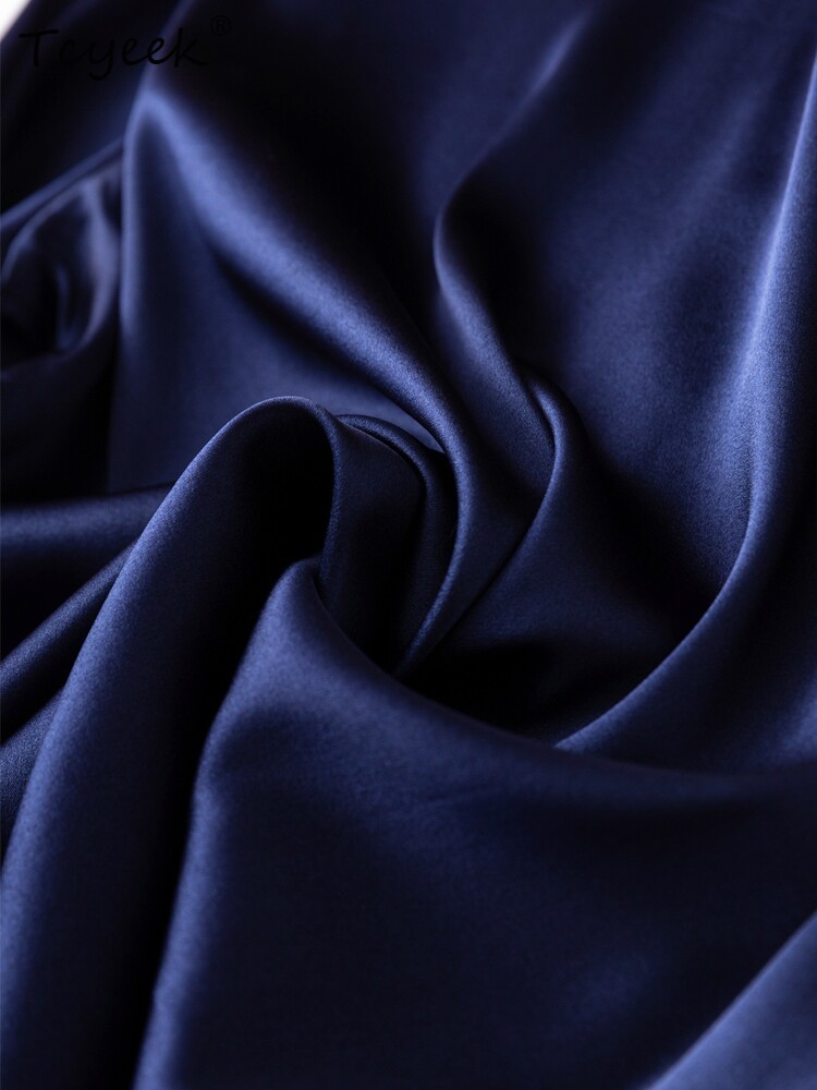 Tcyeek 93% Moerbei Zijde Dames - Silk Blouse Button recensie en prijs