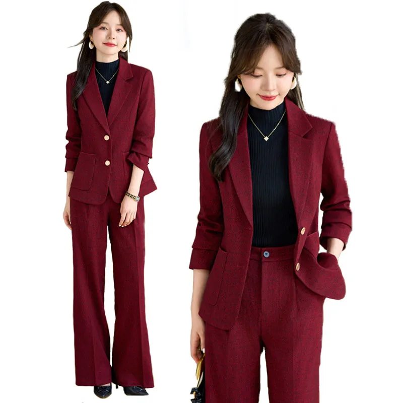 Pop Hoge Kwaliteit Stof Fluwel - Women'S Formal Wear Pantsuits recensie en prijs