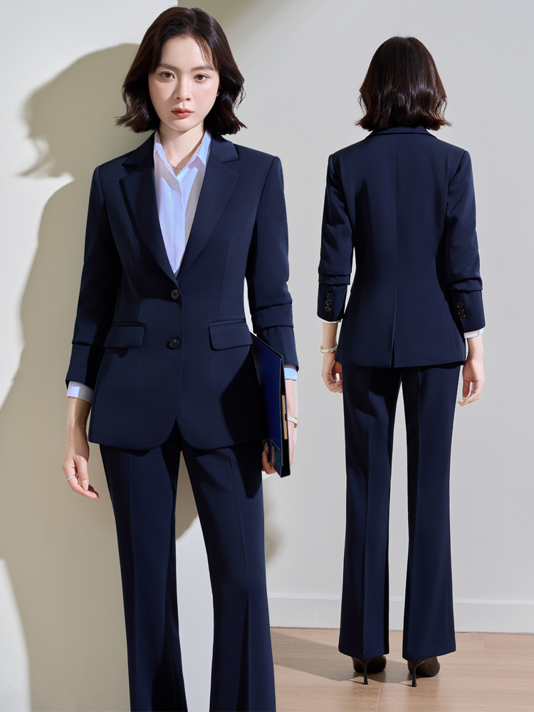 Donkerblauw professioneel pak  - Women'S Formal Wear Pantsuits recensie en prijs