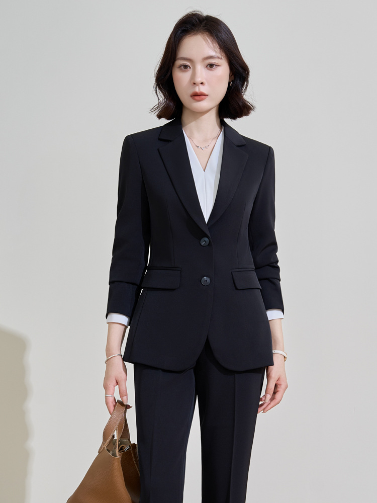 Donkerblauw professioneel pak  - Women'S Formal Wear Pantsuits recensie en prijs