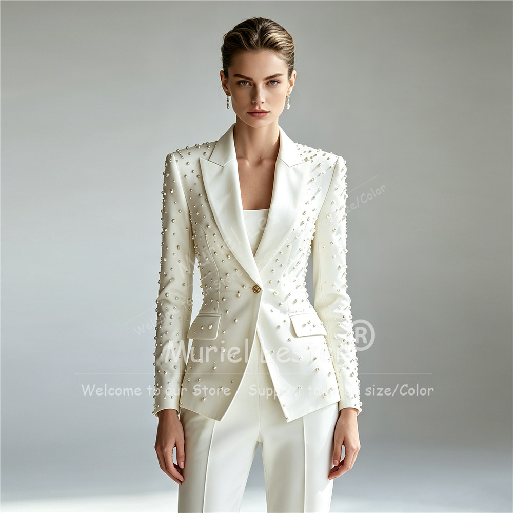 Elegante parelversierde pakken - Blazer Set Women Formal recensie en prijs
