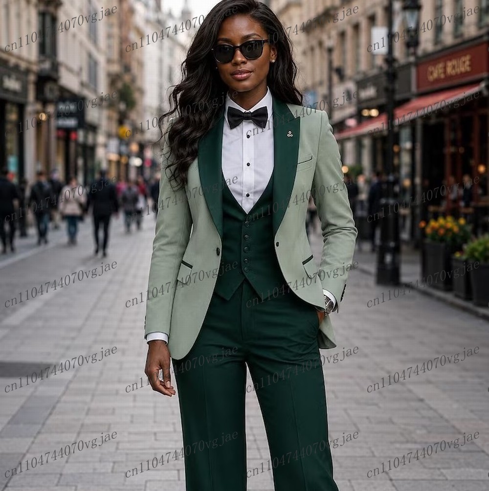 Mintgroene en donkergroene for - Blazer Set Women Formal recensie en prijs